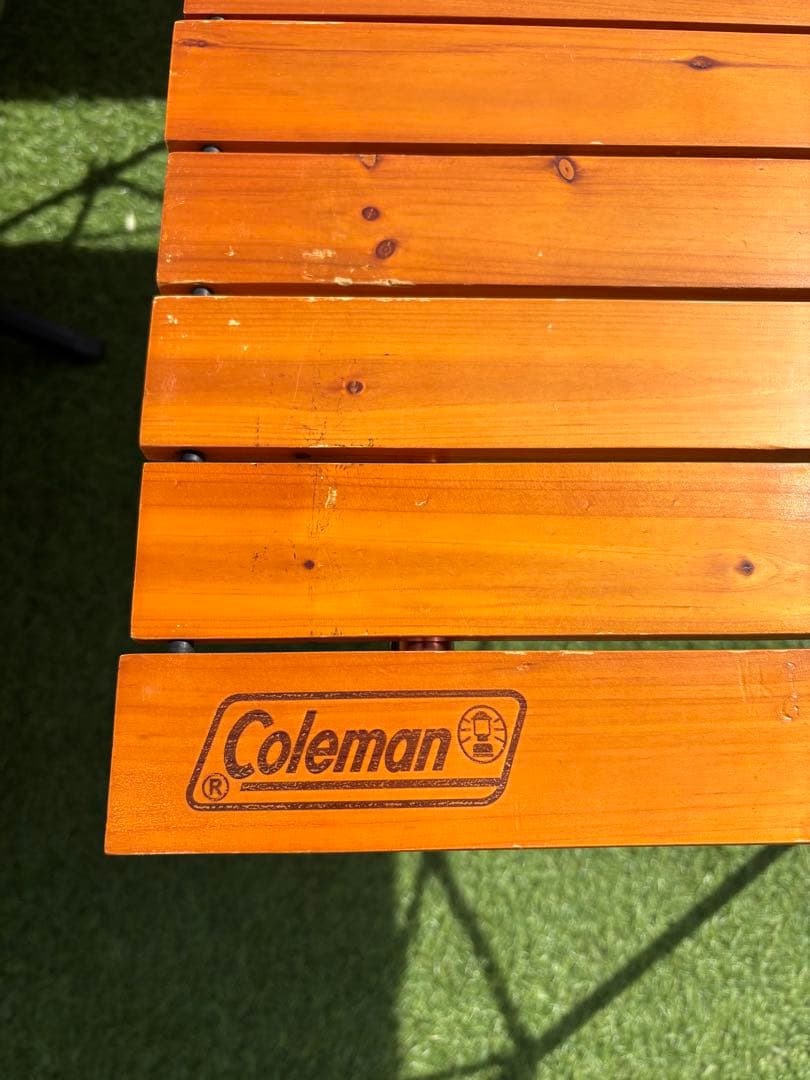 Coleman ナチュラルウッドロールテーブル クラシック　110