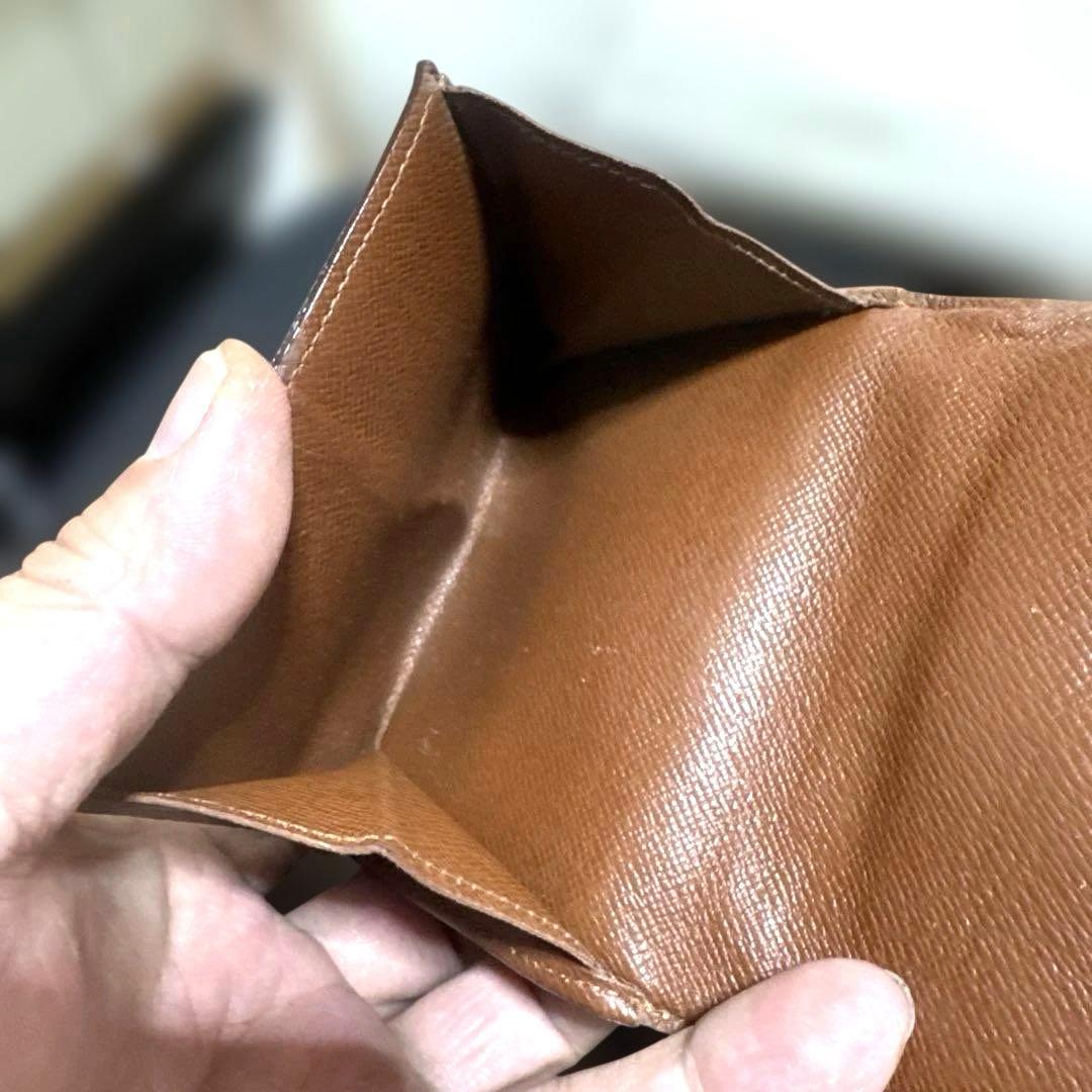 12★在庫セール/良品♪モノグラム Wホック折財布
