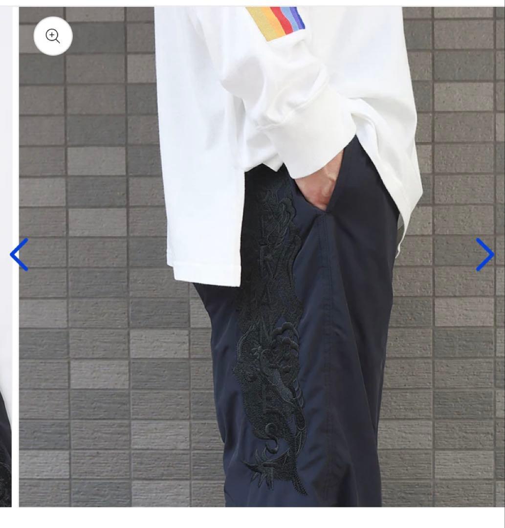 doublet CHAOS EMBROIDERY TRACK PANTS 刺繍
