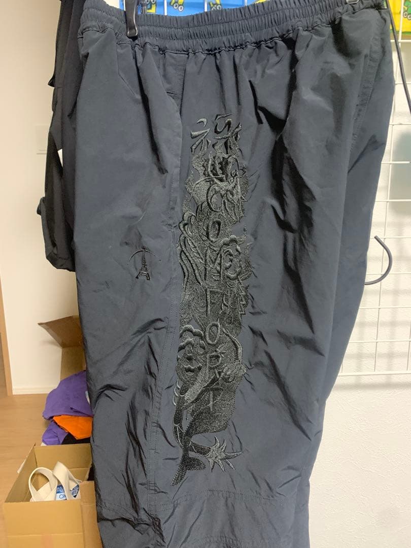 doublet CHAOS EMBROIDERY TRACK PANTS 刺繍