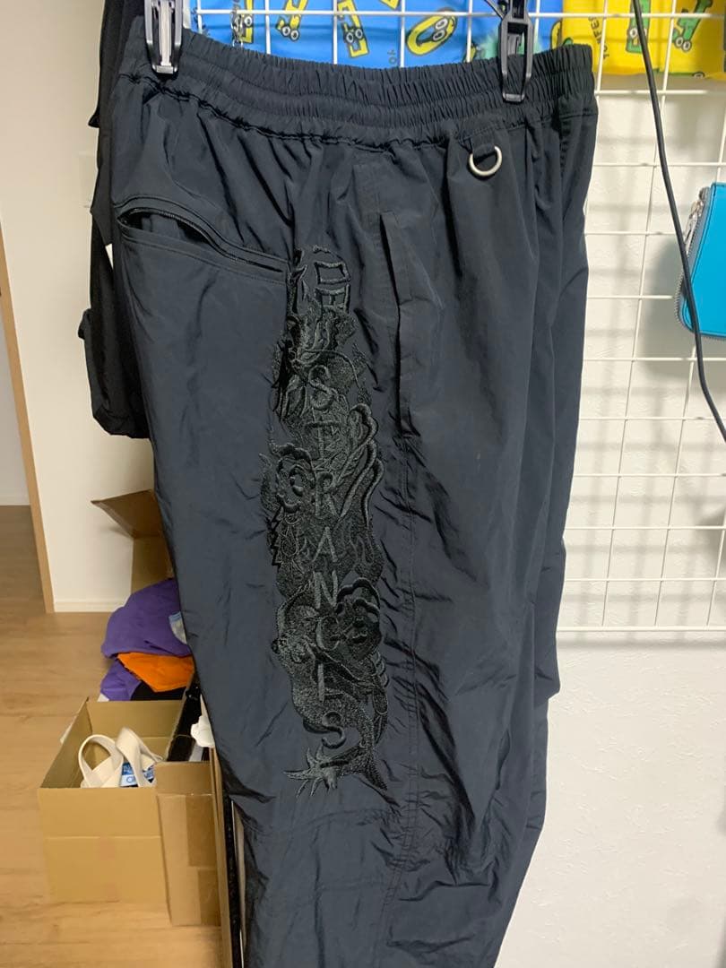 doublet CHAOS EMBROIDERY TRACK PANTS 刺繍