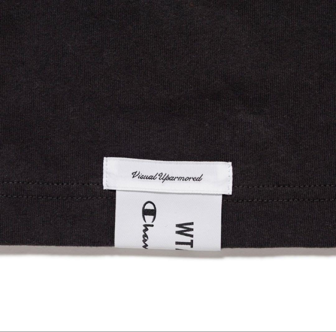 【即日発送】WTAPS x Champion Tシャツ 黒 Sサイズ