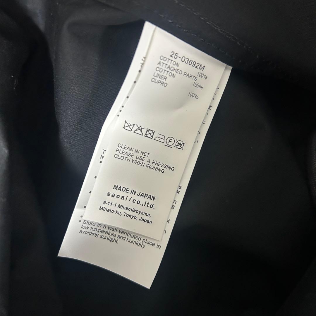 ジャケット・アウター WTAPS x sacai Cotton Back Satin Coat 03
