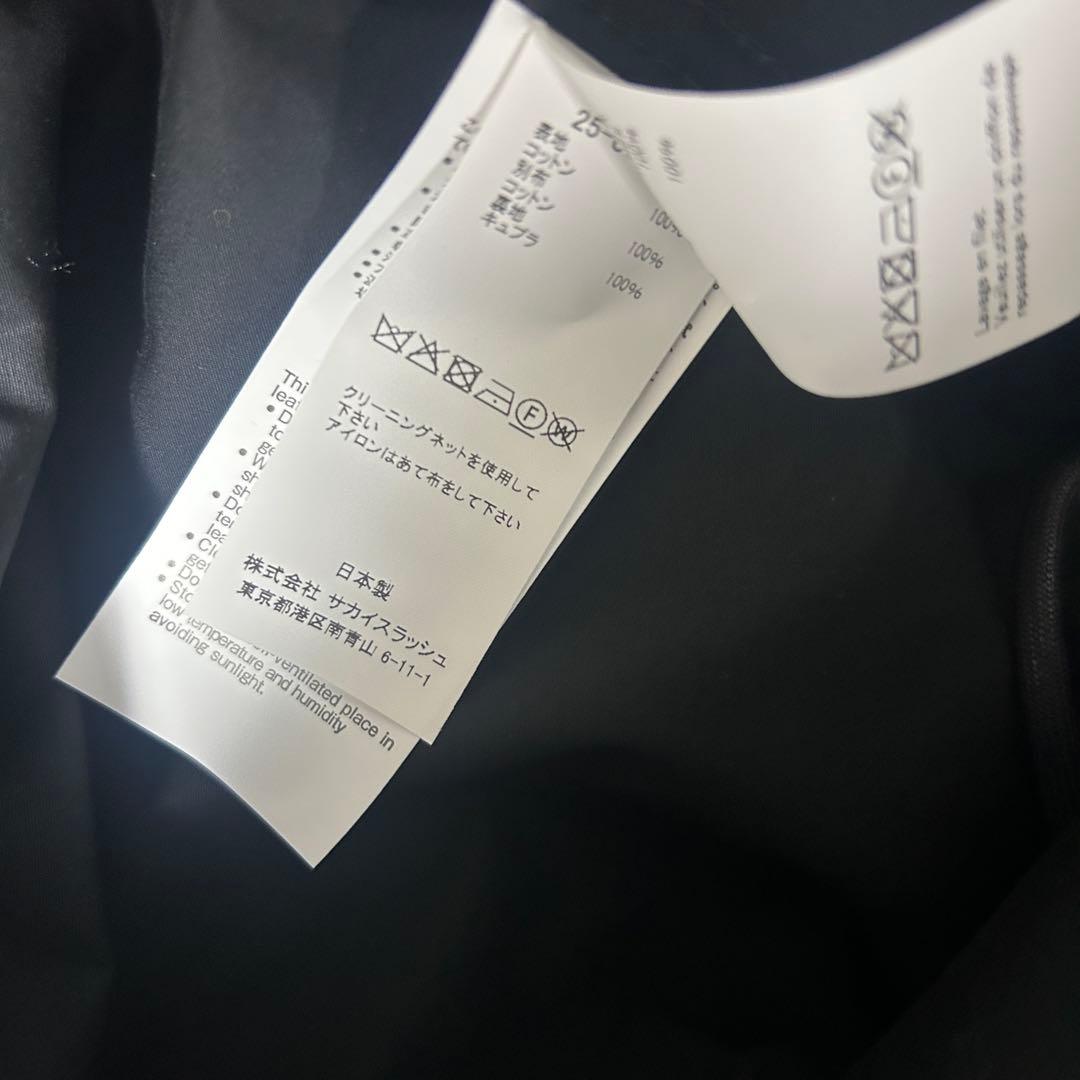 ジャケット・アウター WTAPS x sacai Cotton Back Satin Coat 03