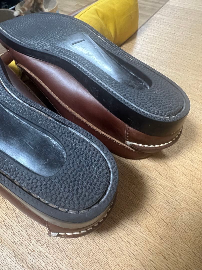 ランドコー　ブラウン クロムエクセルレザー モカシンシューズ