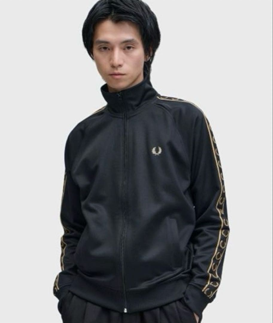 ジャケット・アウター FRED PERRY Contrast Tape Track Jacket