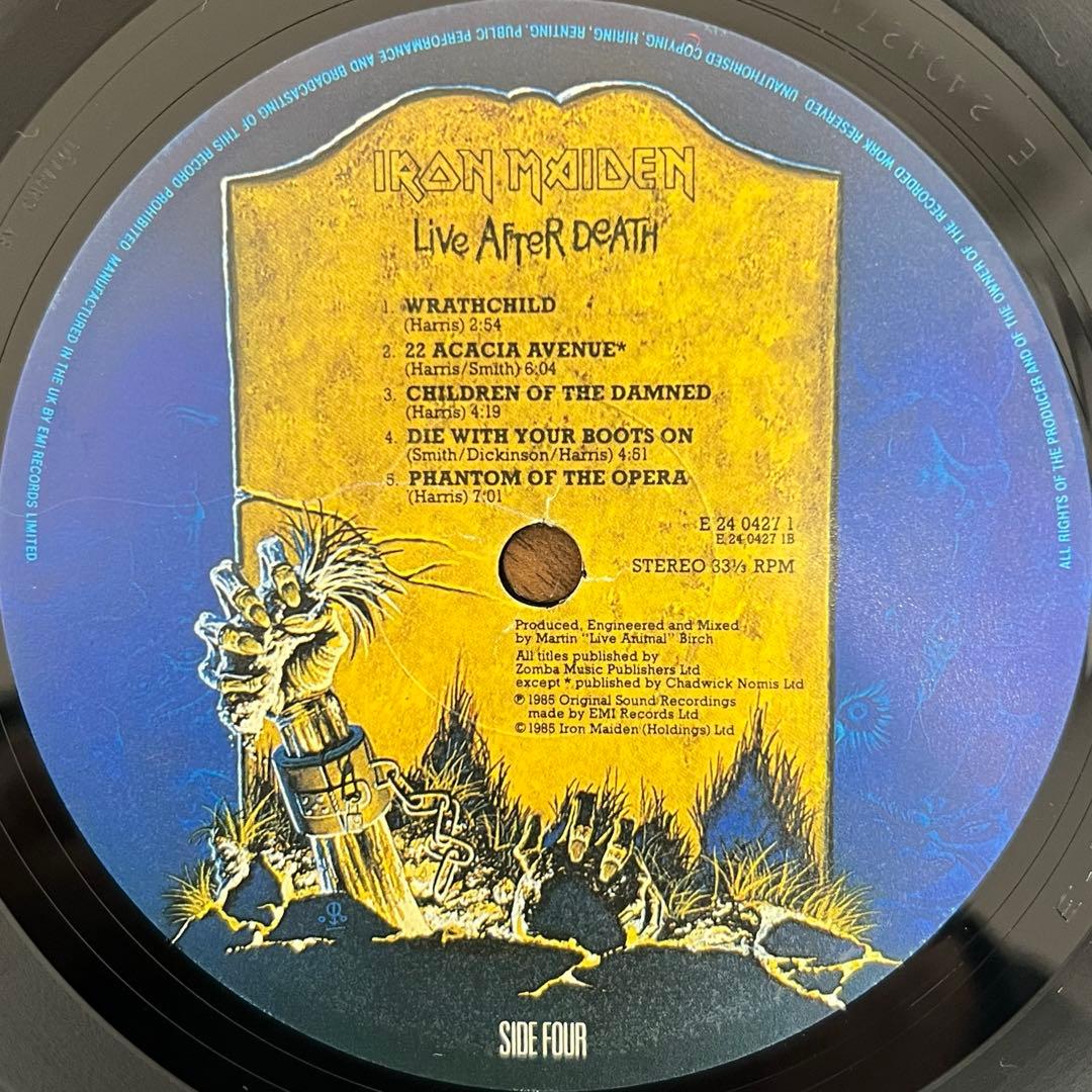 【2LP/UK盤】Iron Maiden / Live After Death