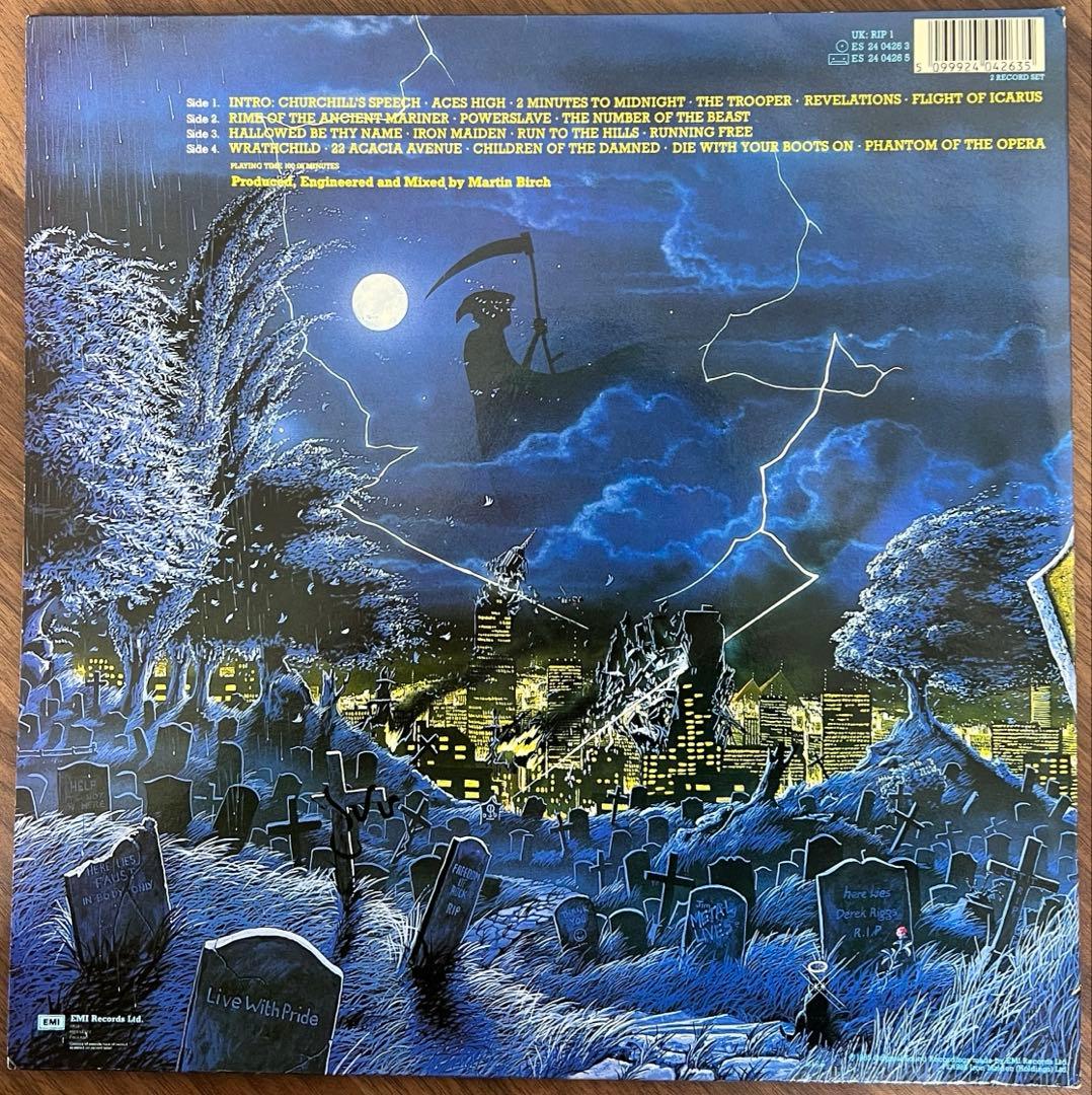 【2LP/UK盤】Iron Maiden / Live After Death