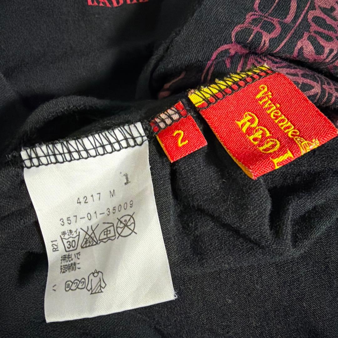 【エルフです】viviennewestwood 変形Tシャツ　黒
