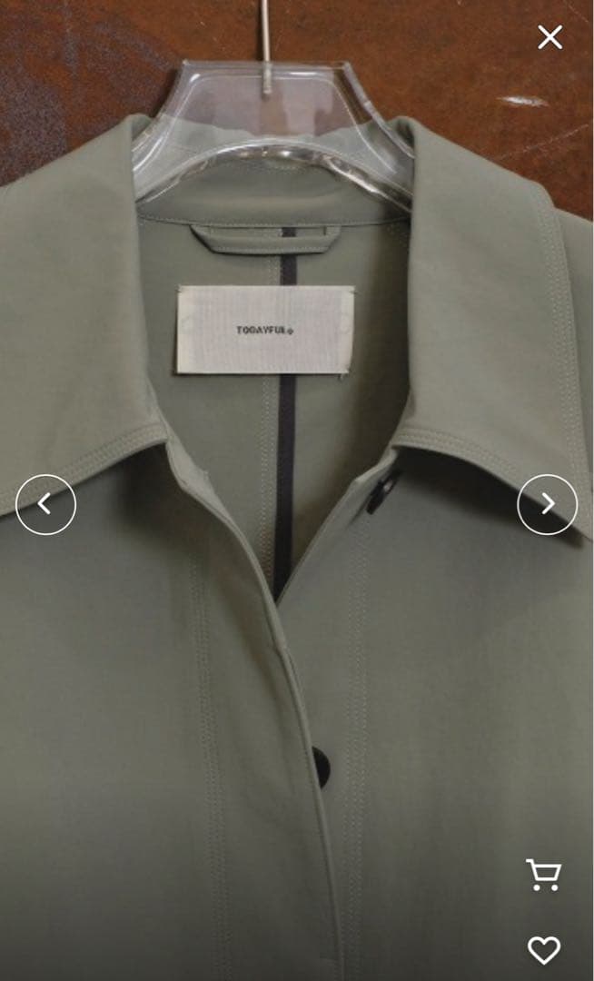 新品　TODAYFUL Soutiencollar Spring Coat 38