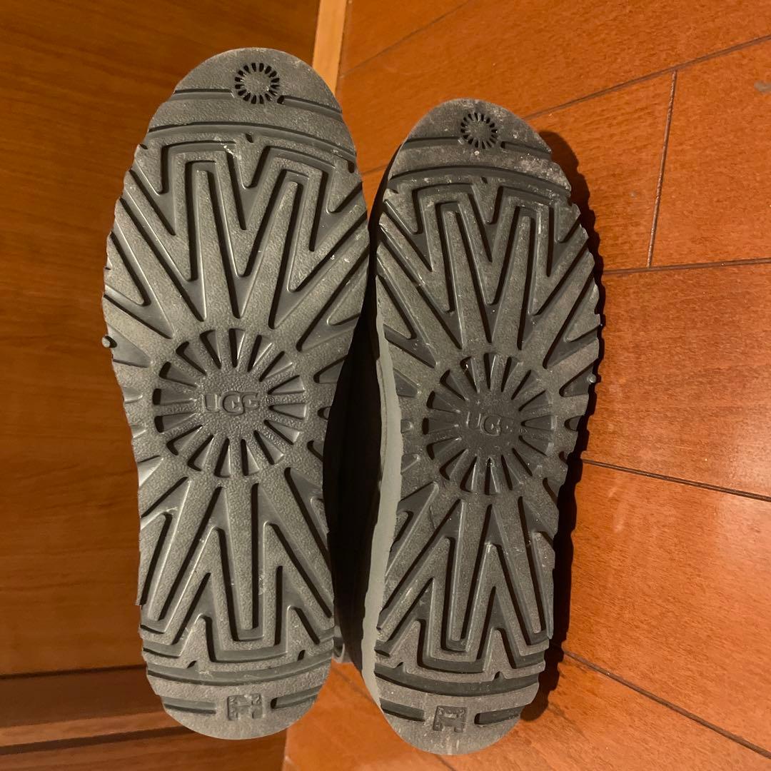 【美品】UGG ムートンブーツ グレー　22