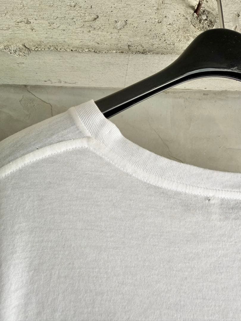 トップス SAINT LAURENT PARIS 17SS White T-Shirt