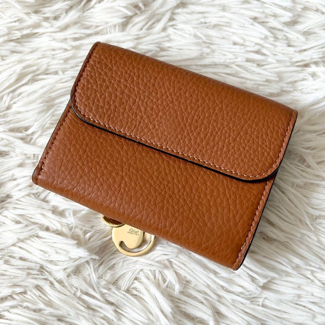 新品未使用✨　Chloe　Alphbet　アルファベット　三つ折り財布