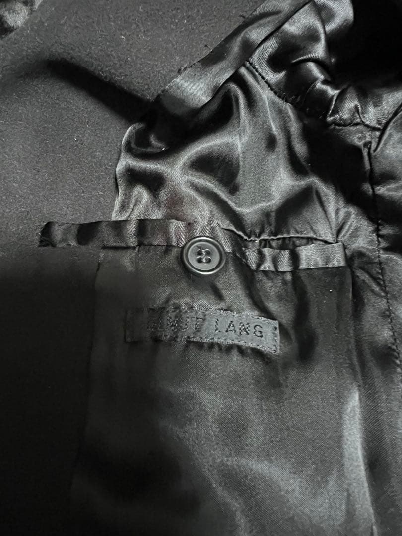 Helmut Lang Astro Biker Coat 本人期　黒タグ