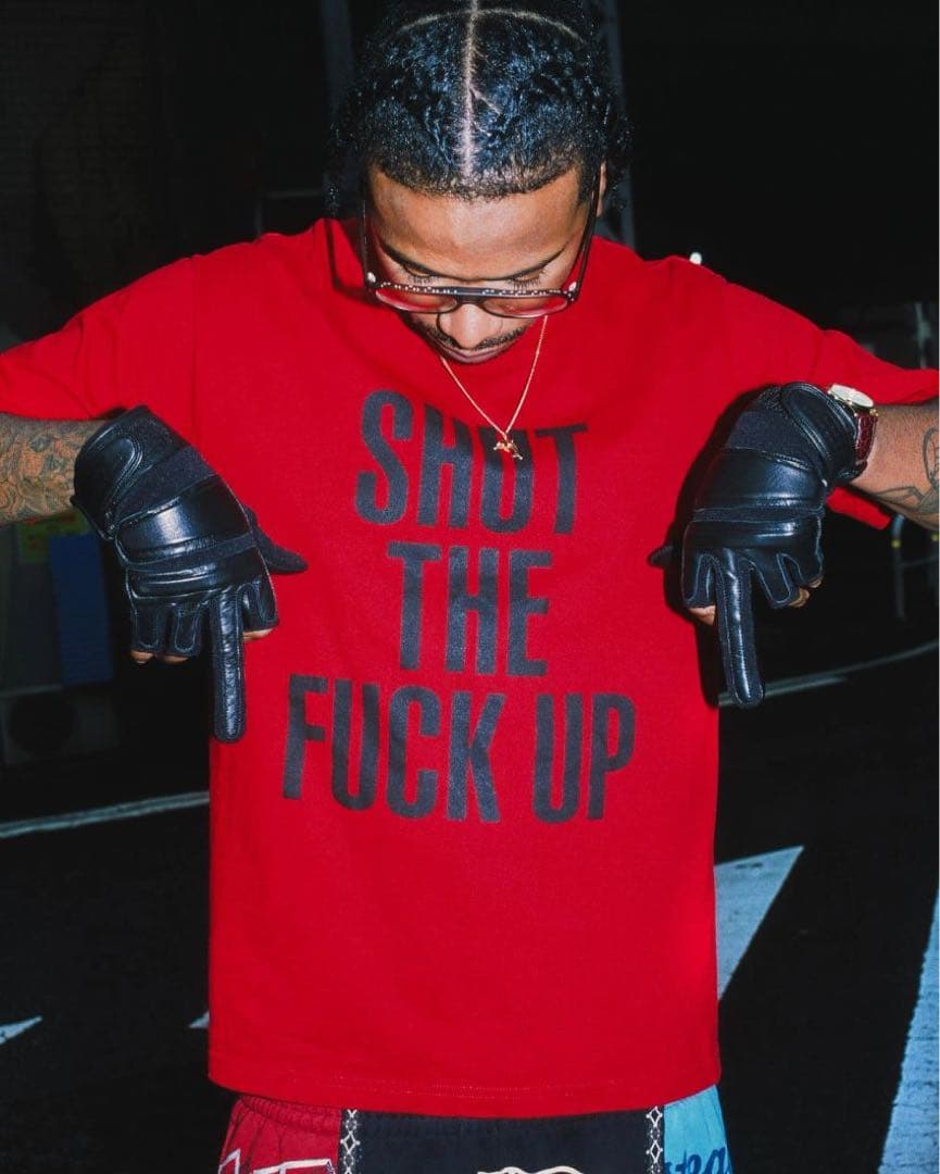 【XL】 Number nine × Supreme Shut Up Tee