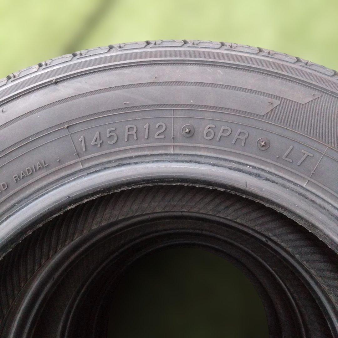 145/80R12 LT ヨコハマRY52 4本 送料無料 夏タイヤ T1726