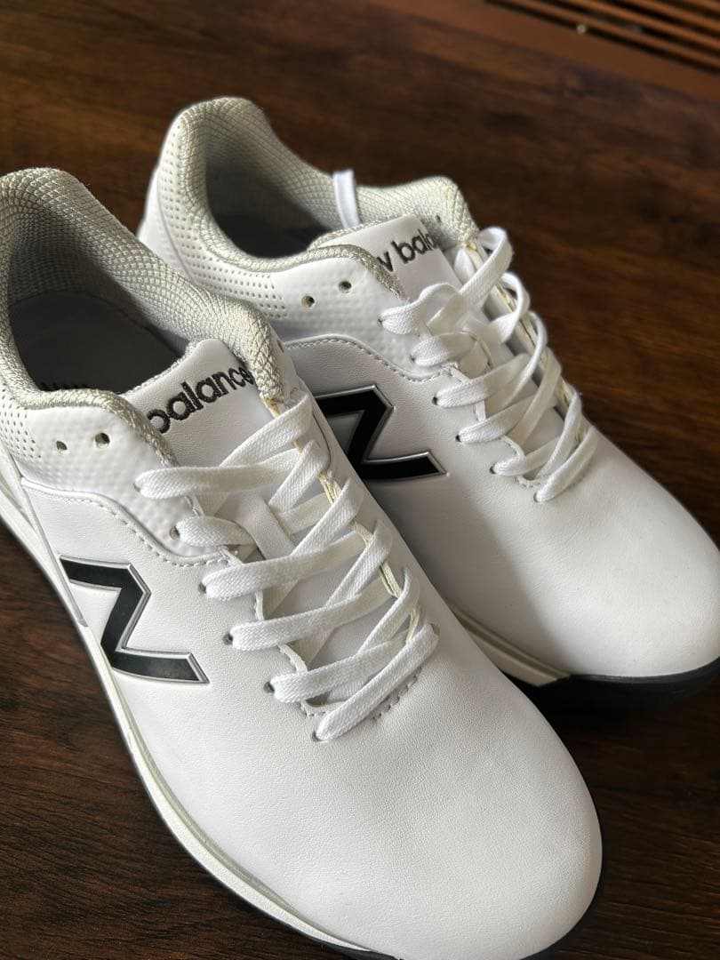 tae　New Balance ホワイト ゴルフシューズ