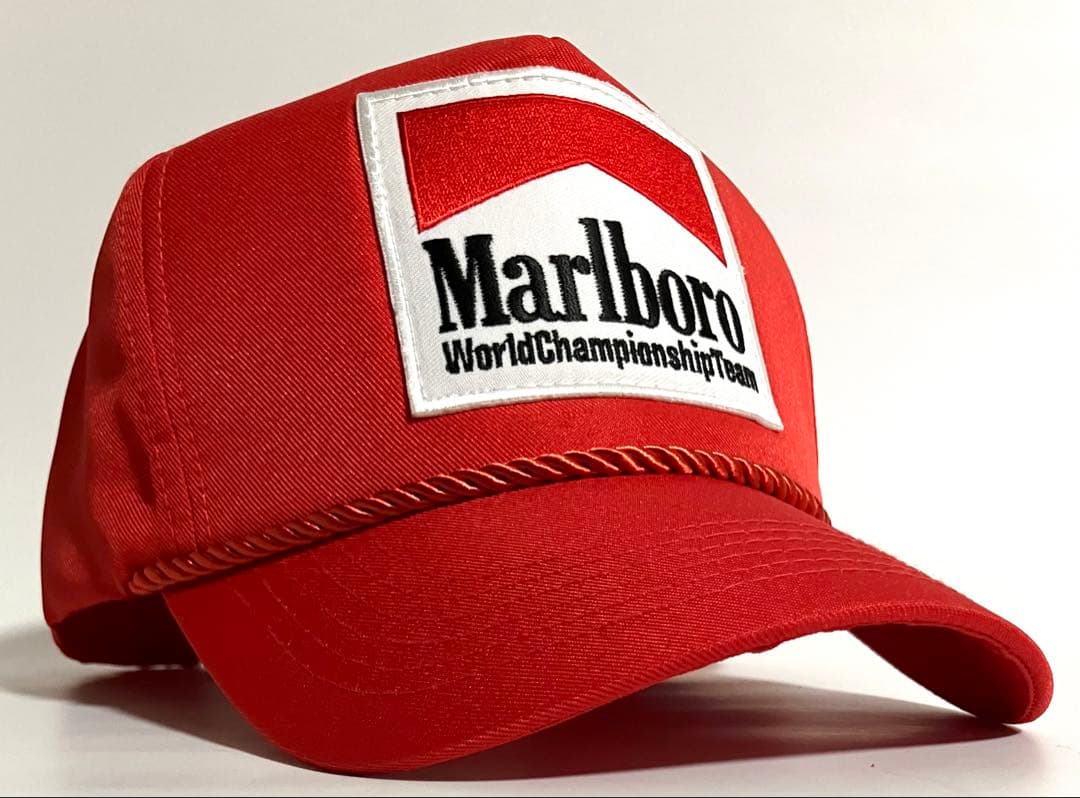 Marlboro マルボロパッチトラッカーキャップ　レッド　FRISCO
