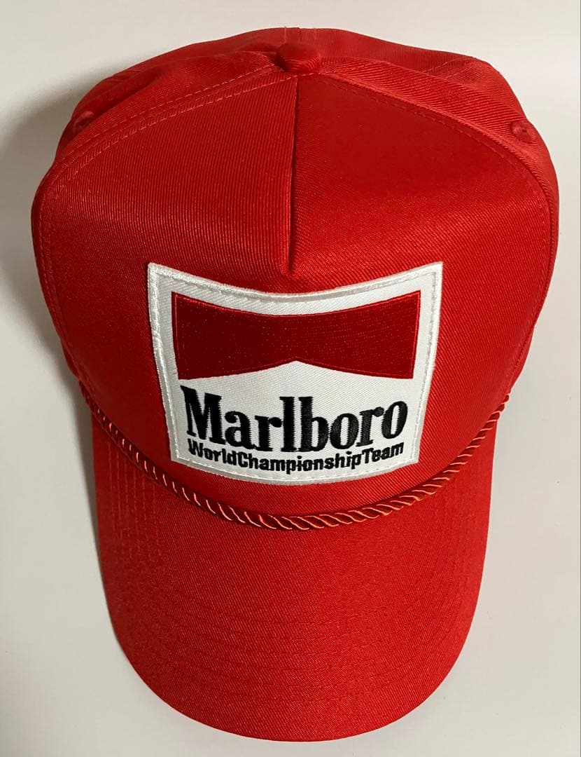 Marlboro マルボロパッチトラッカーキャップ　レッド　FRISCO