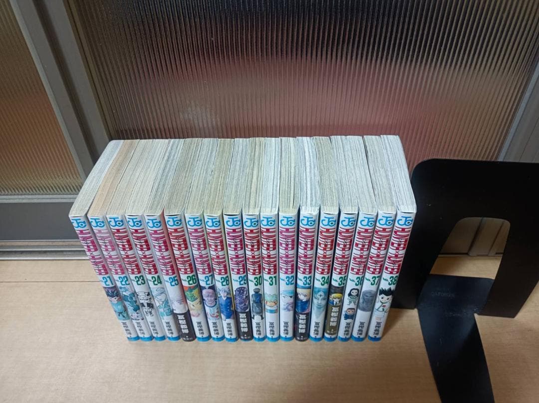 超絶美品 初版 帯付き ハンターハンター HUNTERxHUNTER 全巻 即納