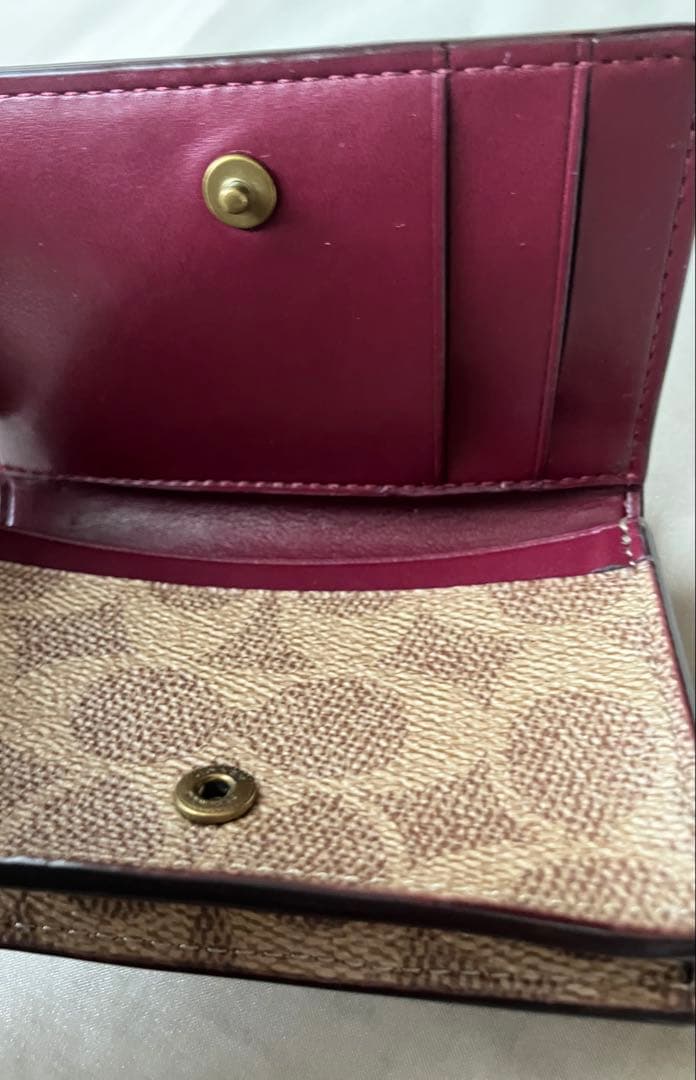 ホットケーキ　　COACH コーチ　名刺入れ　未使用品