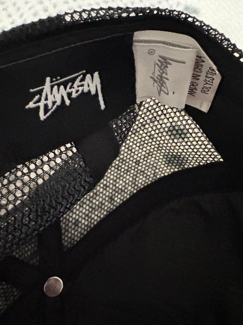 Stussy Crown Stock Trucker Cap ブラック 正規品