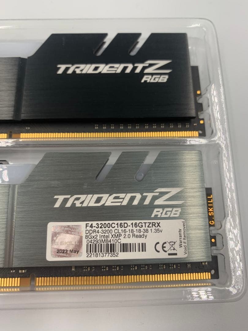 G.SKILL Trident Z RGB 16GB (8GB×2)