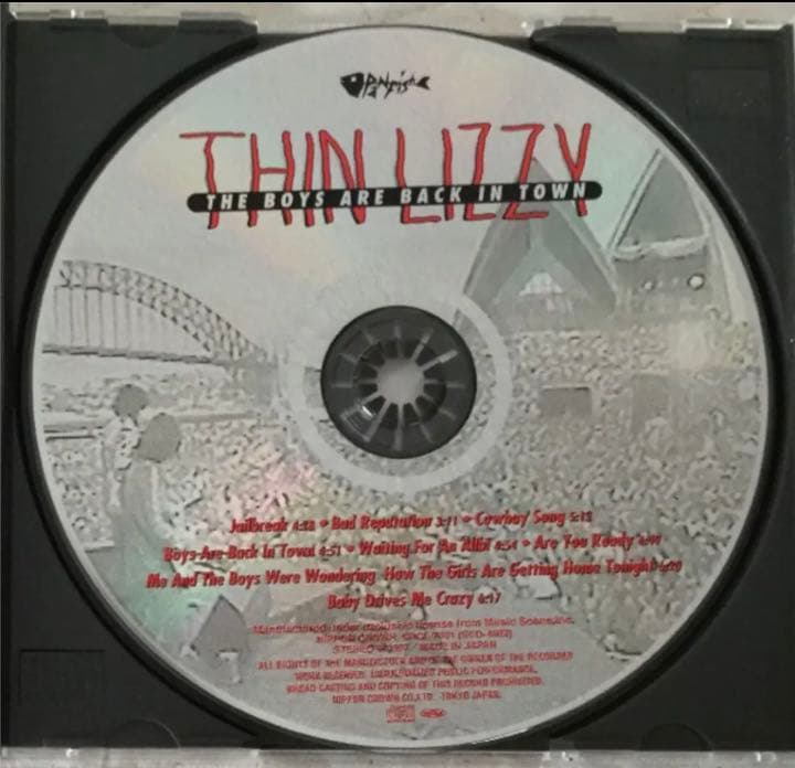 洋楽 Thin Lizzy/ The Boys Are Back In Town