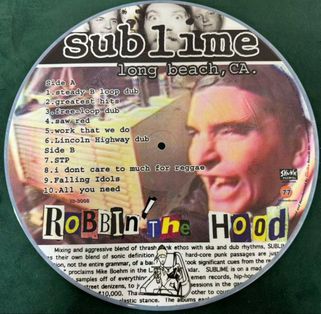 SUBLIME レコード　limited picture disc 美品