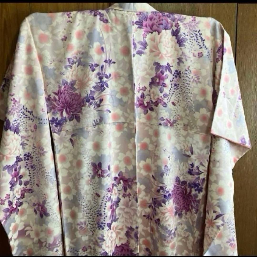 未使用 正絹 振袖 手縫い　袷 豪華総柄