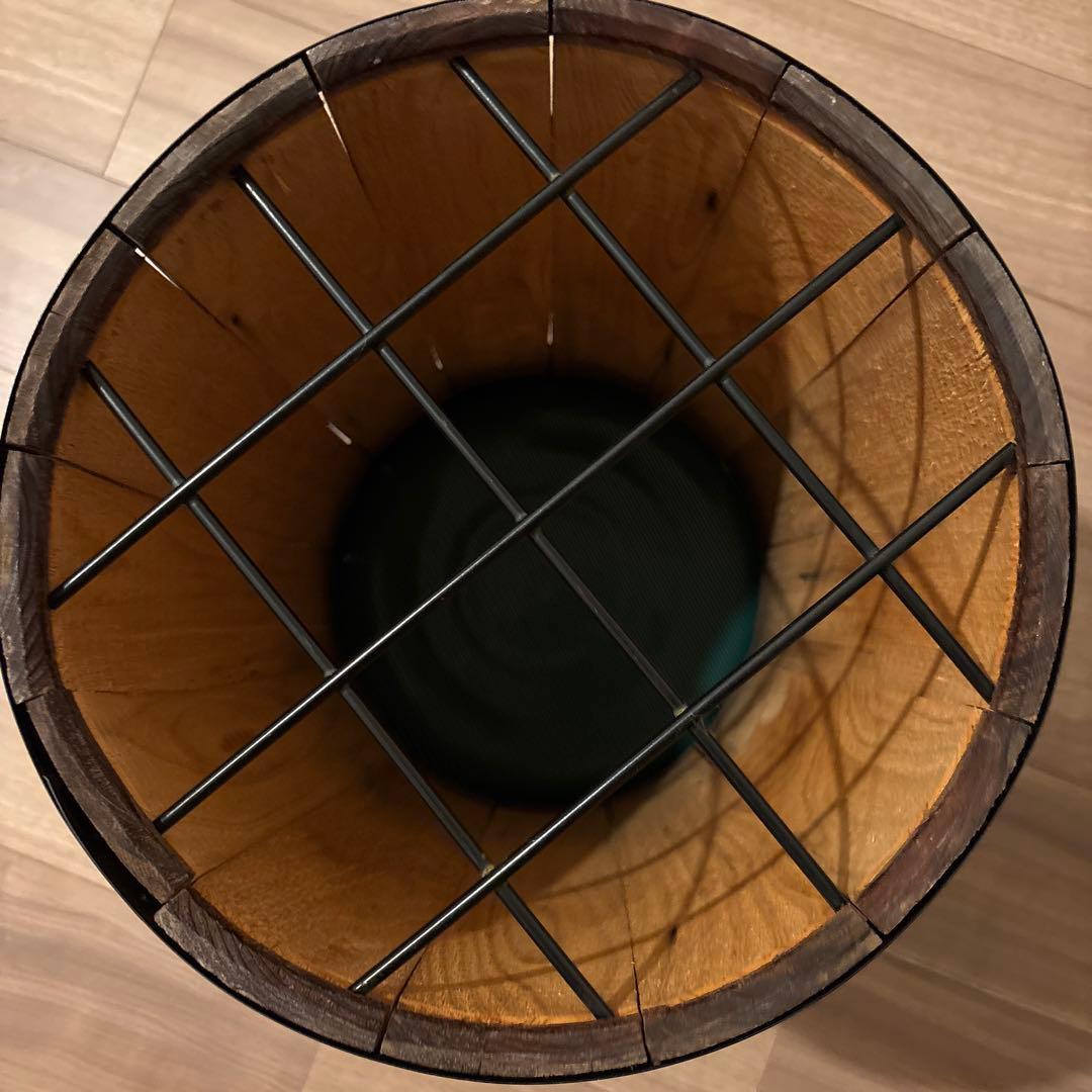 【美品】ブルーマウンテンコーヒー 樽デザインの傘立て