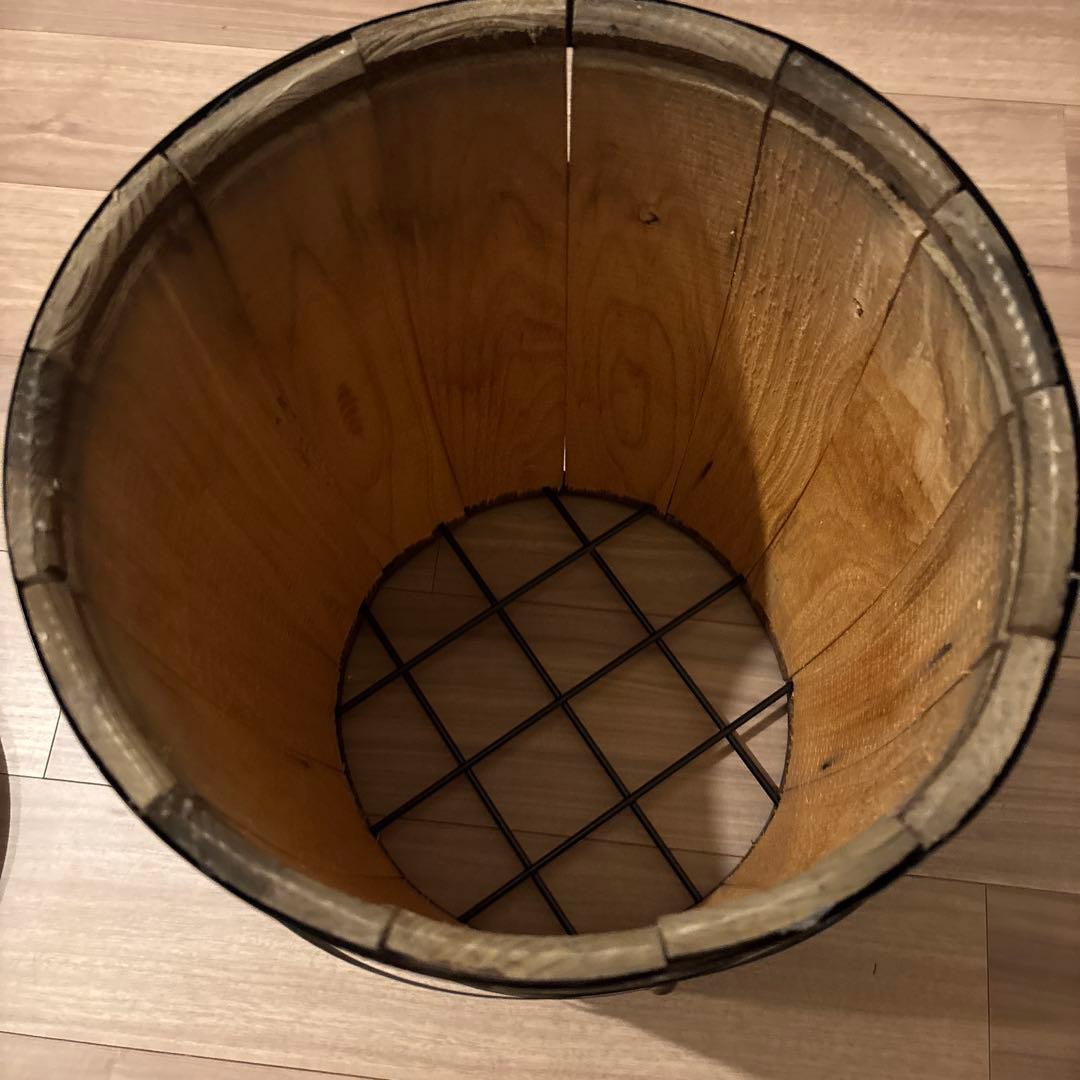 【美品】ブルーマウンテンコーヒー 樽デザインの傘立て