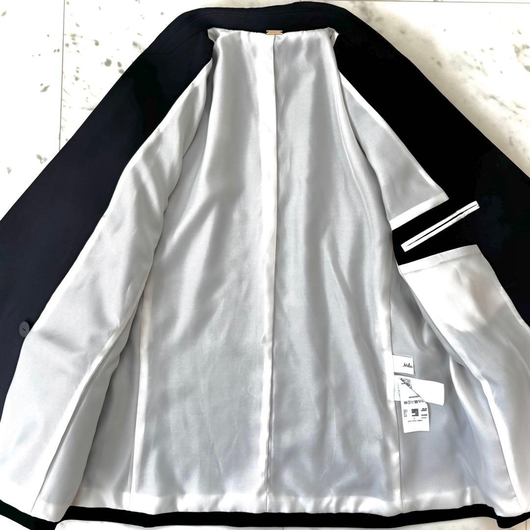 美品　25AW ミラオーウェン　金釦ダブルブレスト　ブレザー　ネイビー　紺ブレ