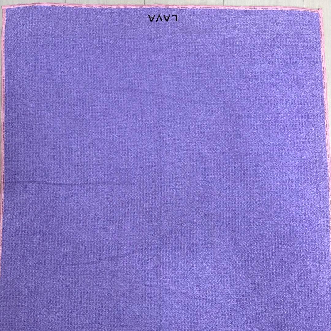 極美品 ラバ LAVA ヨガマット ヨガラグ ミッドナイトブルー ネイビー 3点