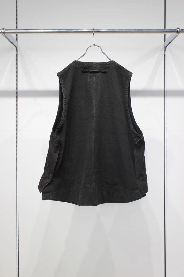 【新品】ANCELLM 26SS C/R DUCK UTILITY VEST