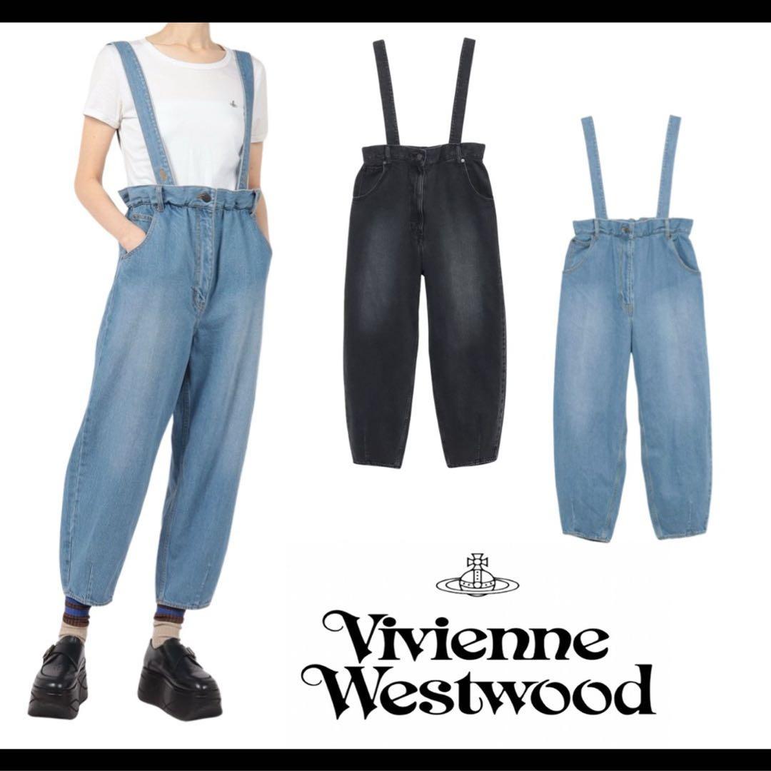 Vivienne Westwood レッドレーベル デニム サスペンダー付