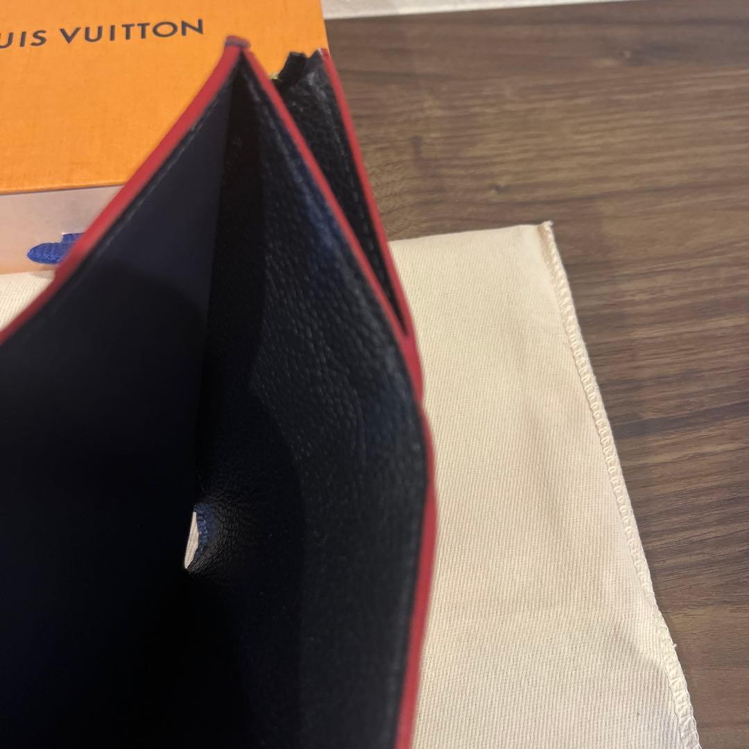 LOUIS VUITTON ネイビー 三つ折り財布