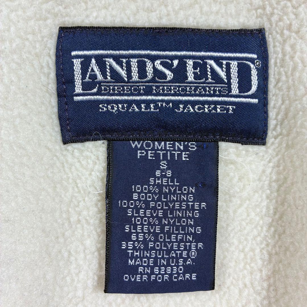 90sLANDS’ ENDランズエンドウォームアップジャケット短丈USA製S希少