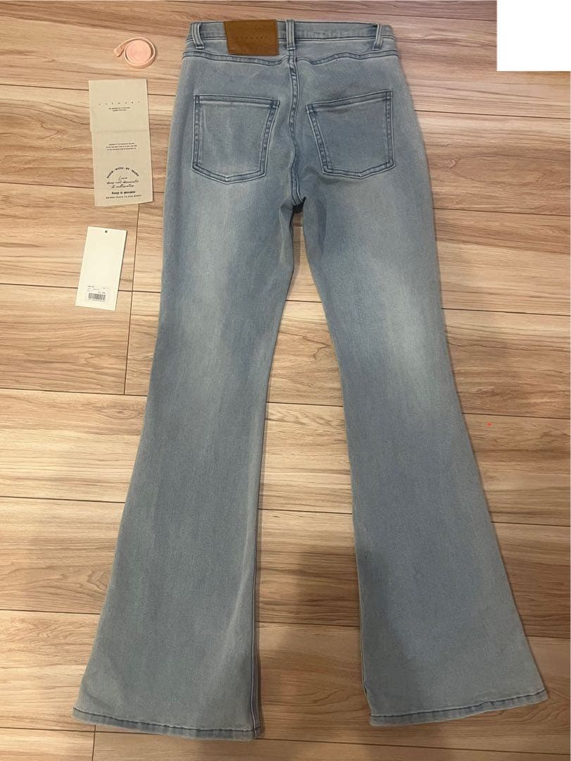 パンツ andmary Baby ribbon denim