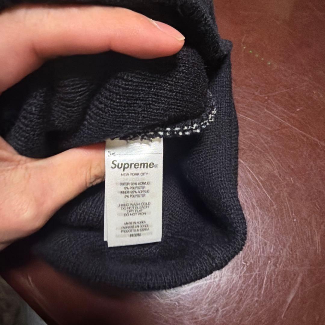 SUPREME THRASHER ロゴ ビーニー 黒