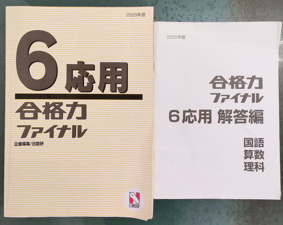 2020年度　日能研　６年生　中学受験対策テキストセット　国語　算数　理科　社会