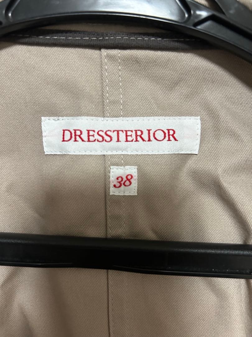 美品✨DRESSTERIOR ショートモッズコート ベージュ 38 M 23SS