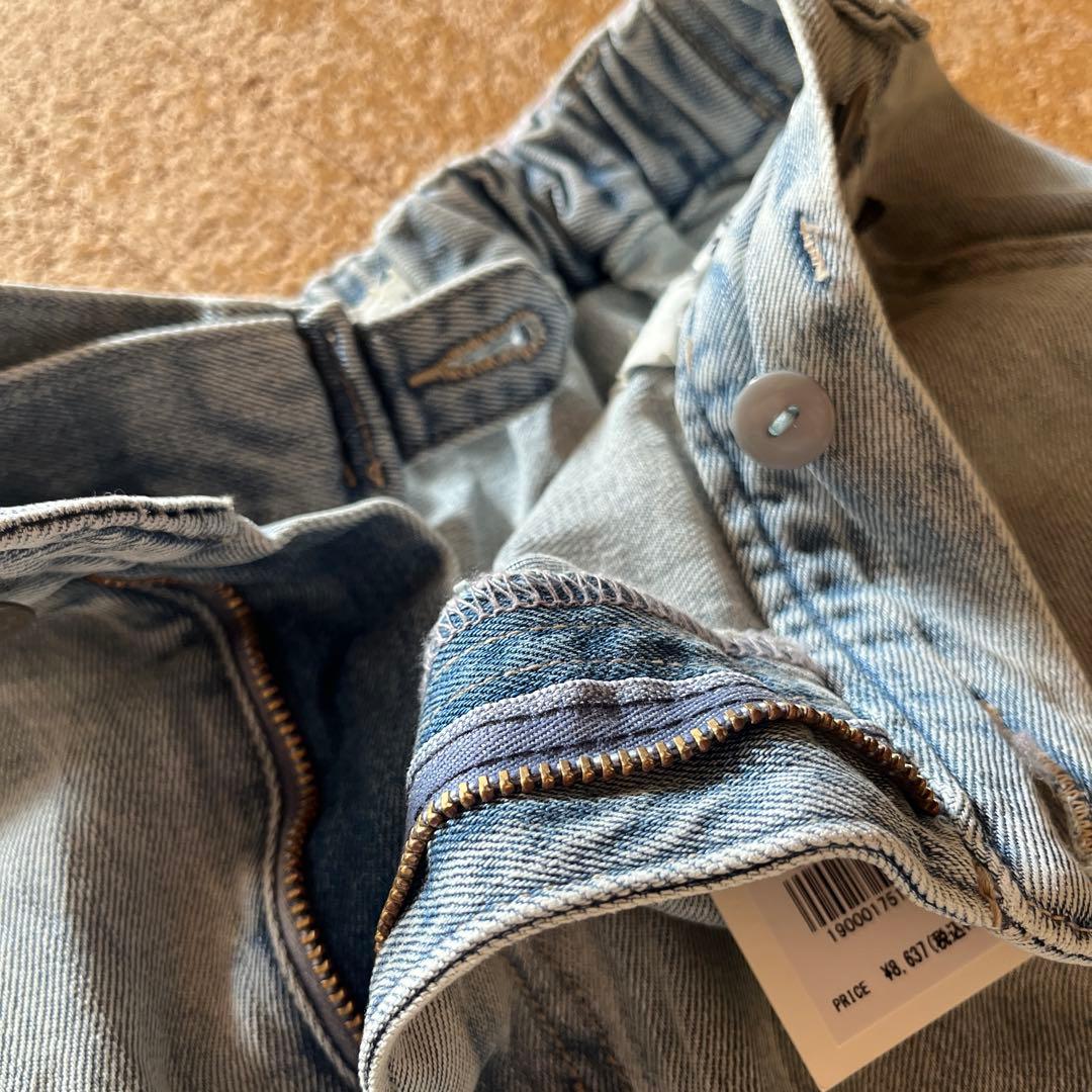 niko and ...JEANS 2026SSリメイクバギーデニムパンツ M