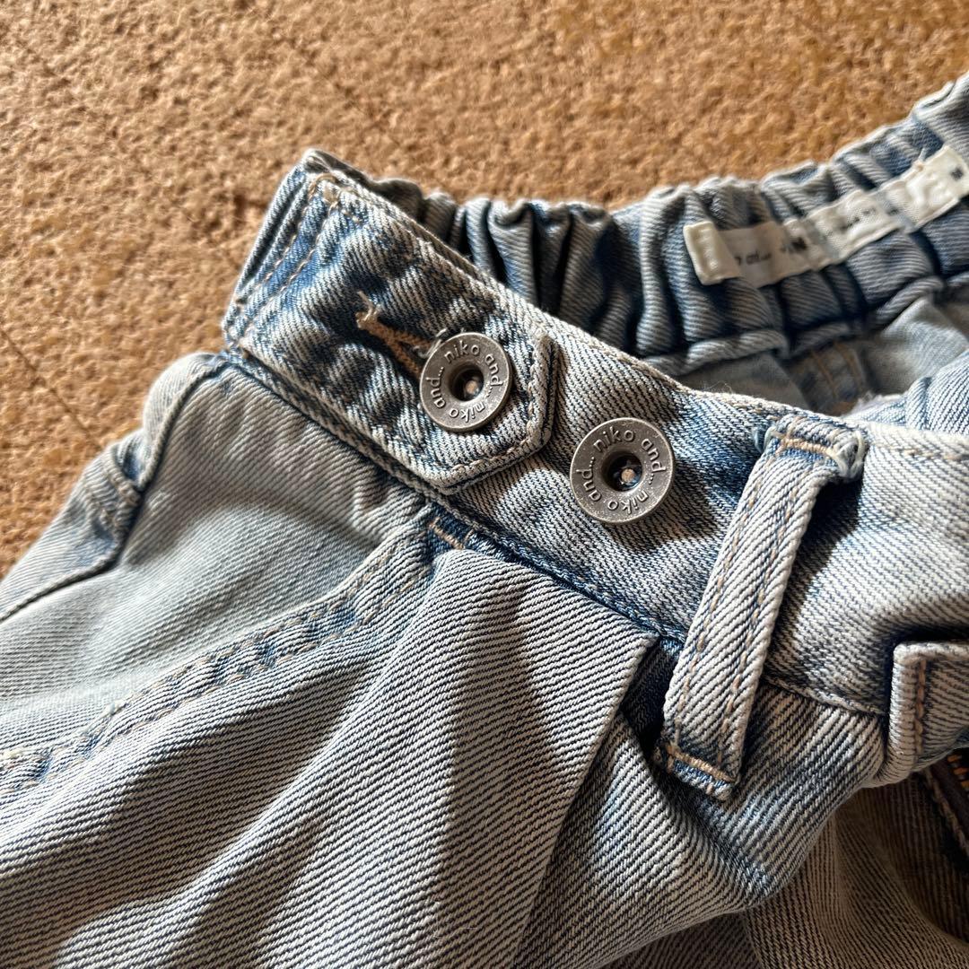 niko and ...JEANS 2026SSリメイクバギーデニムパンツ M