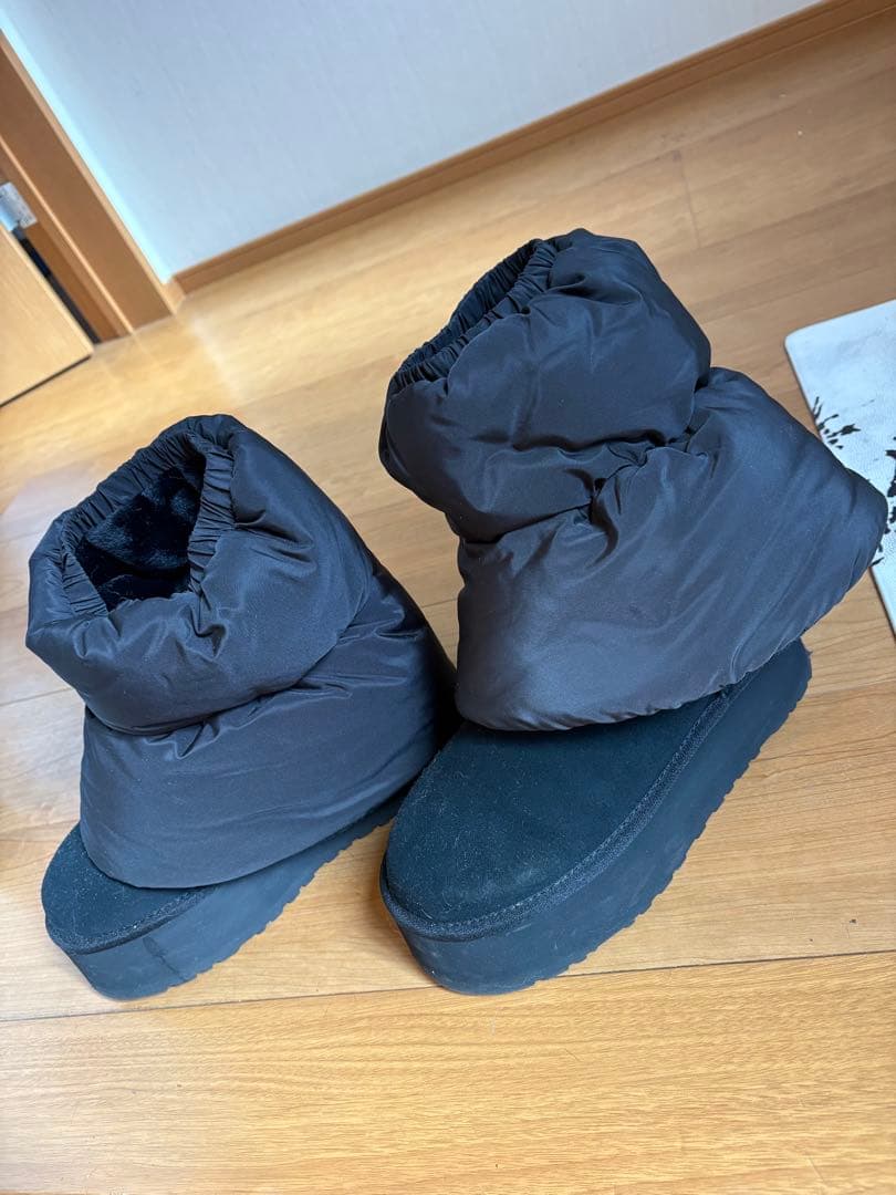 アグ　UGG クラシック ミニ ディッパー パッファー　ムートンブーツ　厚底