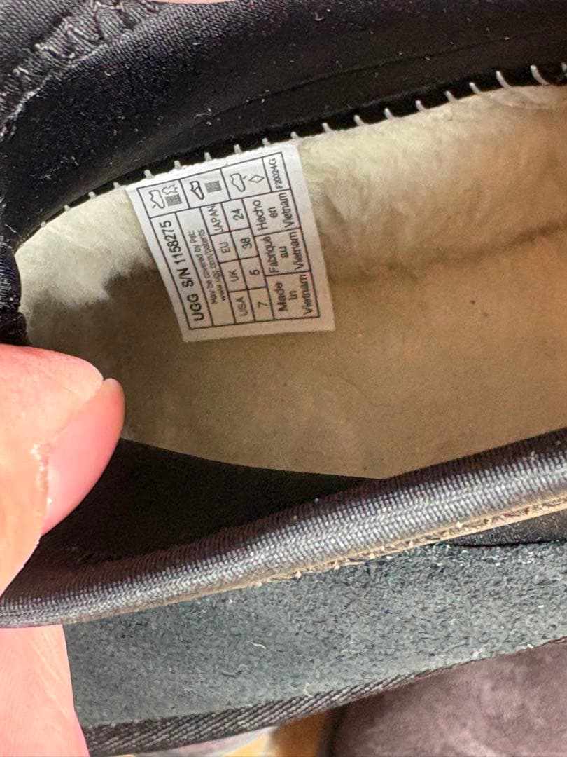 アグ　UGG クラシック ミニ ディッパー パッファー　ムートンブーツ　厚底