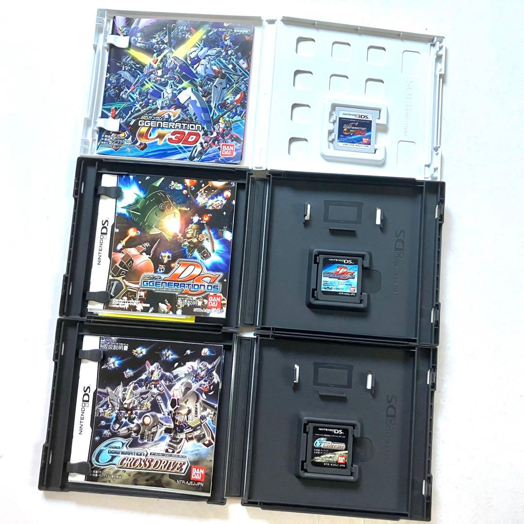 3DS DS SDガンダム Gジェネレーション シリーズ 3点
