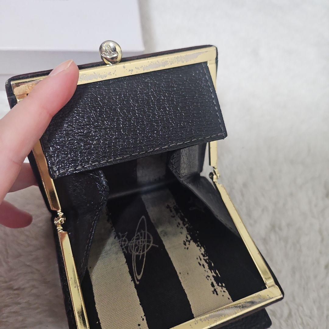 Vivienne Westwood ブラック二つ折り財布 箱付き