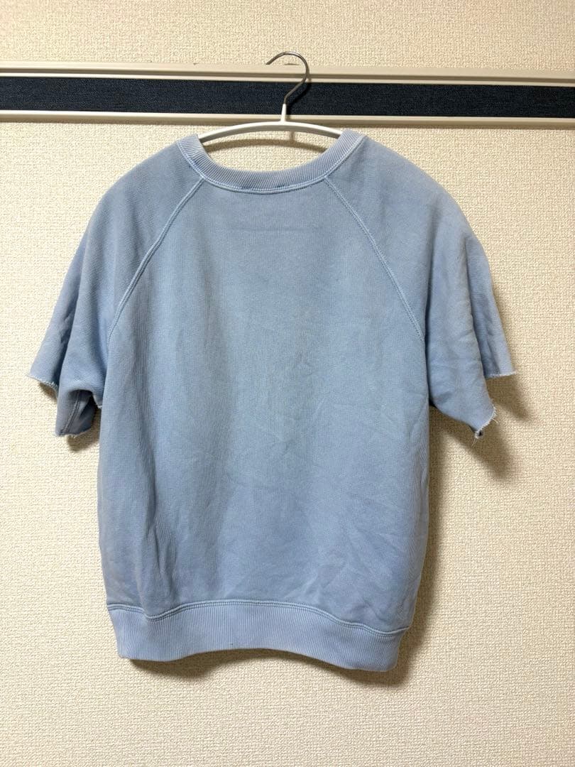 【美品】ポロラルフローレン 半袖シャツ 水色 ブルー ポロベア XS クマ ロゴ