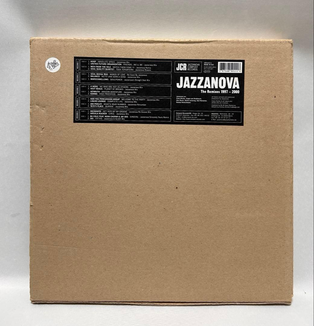 JAZZANOVA The Remixes 1997-2000 レコード　5LP